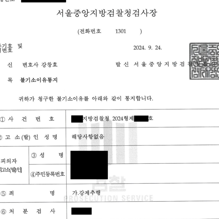 (공무원)전과無 선처 - 2024.09 처분 사례